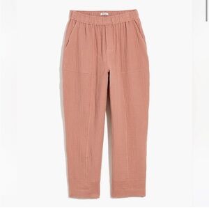 Madewell Lightspun Pull-On Balloon Pants- like new! Shirt avail to make full set